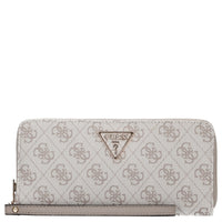 Guess Laurel II SLG Large Zip Around - Geldbörse 12cc 20.5 cm (dark taupe logo)