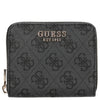 Guess Laurel II SLG Small Zip Around - Wallet 3cc 11 cm (coal logo)