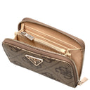 Guess Laurel ll SLG Med Zip - Geldbörse 6cc 14 cm (latte logo/brown) - Ansicht 2