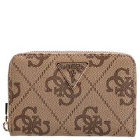 Guess Laurel ll SLG Med Zip - Geldbörse 6cc 14 cm (latte logo/brown)