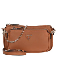 Guess Noelle II DBL Pouch - Umhängetasche 24 cm (light cognac)