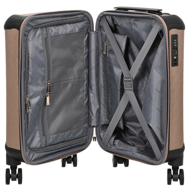 Guess Wilder 18 IN - 4-Rollen-Kabinentrolley 53 cm S (dark taupe logo) - Ansicht 6