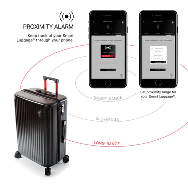 Heys SmartLuggage - 4-Rollen-Trolley L (schwarz) - Ansicht 7