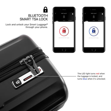 Heys SmartLuggage - 4-Rollen-Trolley L (silber) - Ansicht 7