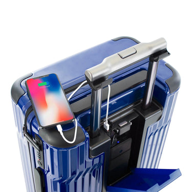 Heys Tekno - 4-Rollen-Kabinentrolley S 15.6" 53 cm USB (blue) - Ansicht 9