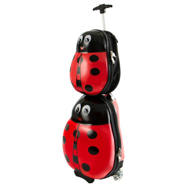 Heys Travel Tots - 2 - Rollen - Kindertrolley Rucksack Set 2tlg. 46 cm (Marienkäfer) - Markenkoffer