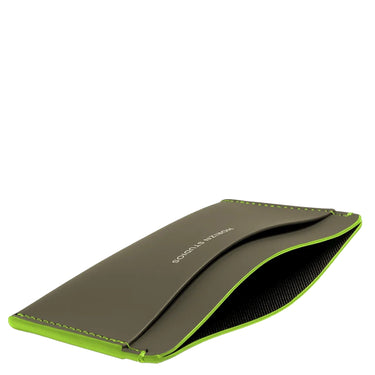 Horizn Studios Card Holder - Visitenkartenetui 9 cm (dark olive/neon green) - Ansicht 3