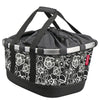 KLICKfix reisenthel Bikebasket GT 21 - Luggage Carrier Basket (Racktime) (Color: fleur black)