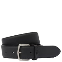 Lacoste Accessoire - Gürtel 3.5 cm Leder (black, 110 cm)