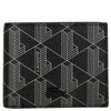 Lacoste Signature - Mens's Geldbörse 6cc 11 cm (allover monogram noir gris)