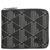 Lacoste The Blend - Wallet 3cc 11 cm RFID (monogram noir gris)