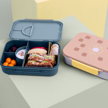 Lässig Bento-Lunchbox Pattern Party - Brotzeitbox (blue/green) - Ansicht 7