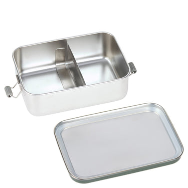 Lässig Lunchbox Stainless Steel Solid 18 cm - Brotzeitbox (Bold Dark Olive) - Ansicht 2