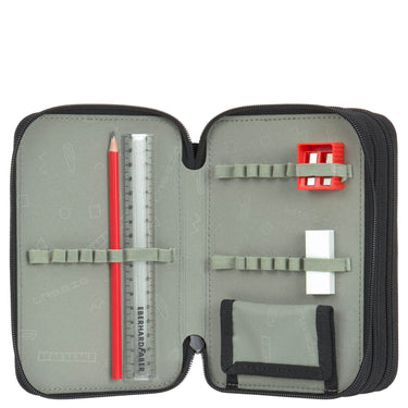 Lässig School Triple Pencil Case - Mäppchen (Unique Black) - Ansicht 4