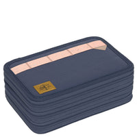 Lässig School Triple Pencil Case - Mäppchen (Unique Navy)