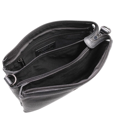 Mandarina Duck Mellow Leather - Umhängetasche 28 cm (nero) - Ansicht 6