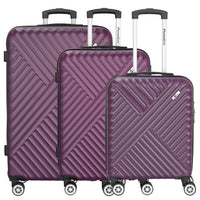 Paradise by CHECK.IN Kingston - 4-Rollen-Trolley Set 3tlg. (lila)