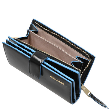 Piquadro Blue Square - Damengeldbörse 12cc 15.5 cm (black) - Ansicht 6
