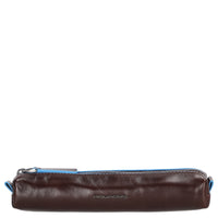 Piquadro Blue Square - Stifteetui 18 cm (mahogany)
