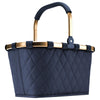 reisenthel carrybag - Shopping Basket (frame rhombus midnight gold)