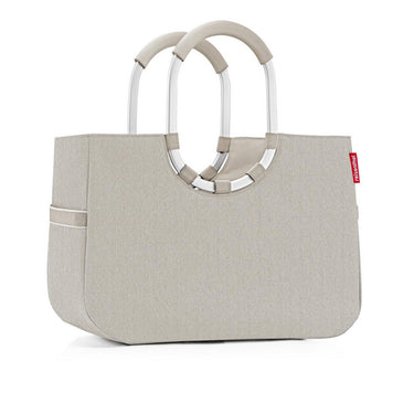 reisenthel shopping loopshopper L - Einkaufstasche mit Bügel 46 cm (herringbone sand) - Ansicht 2