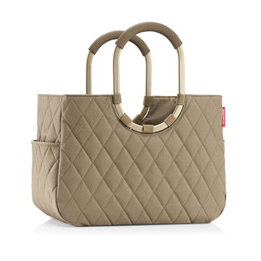 reisenthel shopping loopshopper L - Einkaufstasche mit Bügel 46 cm (rhombus olive) - Ansicht 2