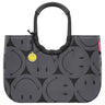 reisenthel shopping loopshopper L - Einkaufstasche mit Bügel 46 cm (smiley grey)