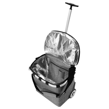 reisenthel thermo carrycruiser ISO - Einkaufstrolley mit Kühlfunktion 47.5 cm (twist silver) - Ansicht 2