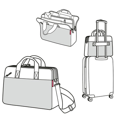 reisenthel travelling Workbag - Aktentasche 42.5 cm (twist silver) - Ansicht 3