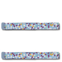 Satch Pack Zubehör  SWAPS - Klettstreifen (Confetti Blue)