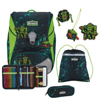 Scout Alpha DIN - Schulranzen Set 4 tlg. (Cubes)