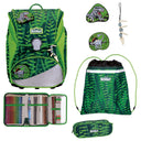 Scout Alpha DIN - Schulranzen Set 4 tlg. (Danger Dino)
