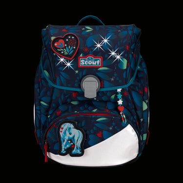 Scout Alpha Exklusiv LED - Schulranzen Set 4tlg. (White Unicorn) - Ansicht 7