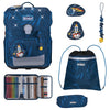 Scout Neo Exklusiv LED - School Backpack Set 4pcs. (Rocket Rider)