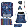 Scout Neo Exklusiv Safety Light - School Backpack Set 5 pcs. (Space Explorer)
