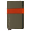 Secrid Liba Bandwallet - Wallet 6cc 10.2 cm RFID (green-orange)