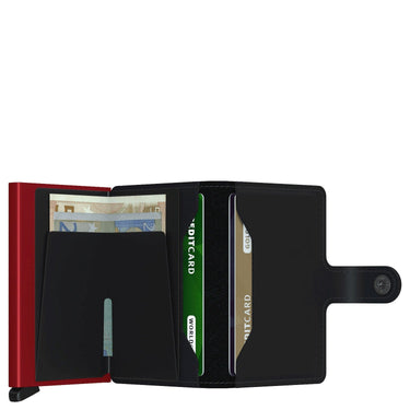Secrid Matte Miniwallet - Geldbörse RFID 6.5 cm (black-red) - Ansicht 5