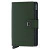 Secrid Matte Miniwallet - Wallet RFID 6.5 cm (green-black)