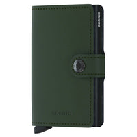 Secrid Matte Miniwallet - Geldbörse RFID 6.5 cm (green-black)