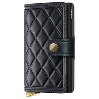 Secrid Premium Emboss Miniwallet - Geldbörse RFID 6.5 cm (diamond black) - Markenkoffer