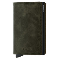 Secrid Vintage Slimwallet - Geldbörse RFID 6.8 cm (olive-black)
