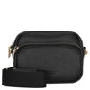 Seidenfelt Heby - Schultertasche 18 cm (black/gold)