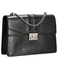 Seidenfelt Roros Big - Schultertasche 28 cm (glossy black) - Ansicht 5