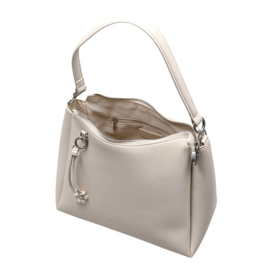 Seidenfelt Sandve Midi Hobo - Schultertasche 31 cm (cream) - Ansicht 6