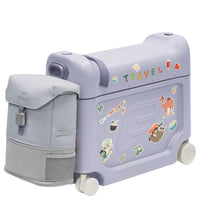 Stokke® JetKids™ Reiseset BedBox 46 cm Set 2 tlg. - 4-Rollen-Kabinentrolley (arctic blue) - Ansicht 2