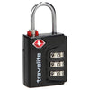 Travelite Accessoires TSA Lock 3-Piece Combination Lock TravelSentry (Color: black)