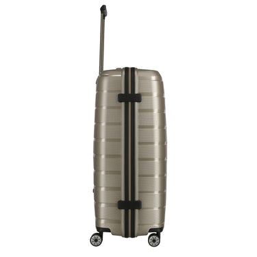 Travelite Air Base - 4-Rollen-Trolley Set 3tlg.  L/M/S Vortasche (champagner) - Ansicht 6