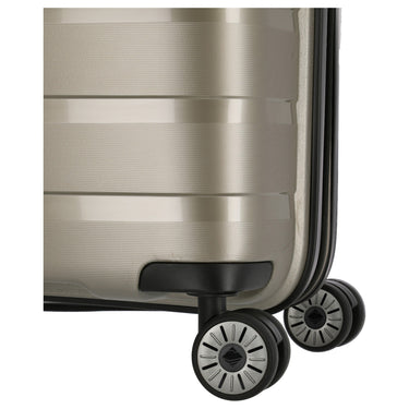 Travelite Air Base - 4-Rollen-Trolley Set 3tlg.  L/M/S Vortasche (champagner) - Ansicht 9