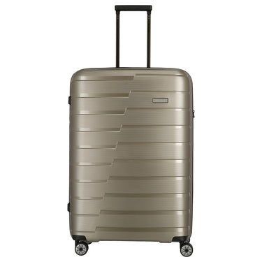 Travelite Air Base - 4-Rollen-Trolley Set 3tlg.  L/M/S Vortasche (champagner) - Ansicht 2