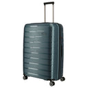 Travelite Air Base - 4-Rollen-Trolley Set 3tlg.  L/M/S Vortasche (iceblue) - Ansicht 3